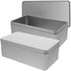 thumbnail image 3 of 2 latas pequeñas para guardar hojas de té, caja vacía de hojalata para almacenar dulces con tapa, 3 of 7