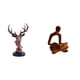 thumbnail image 1 of Figura De Resina Con Forma De Cabeza De Ciervo, Figura Abstracta De Animal Humano Pensador, Estatua Artística, Adorno Decorativo Para El Hogar, La Oficina O El Escritorio., 1 of 8