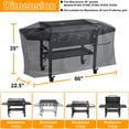 thumbnail image 2 of Uscover 36 Inch Heavy-Duty Waterproof Flat Top Grill Cover for Outdoor Griddle, 2 of 8