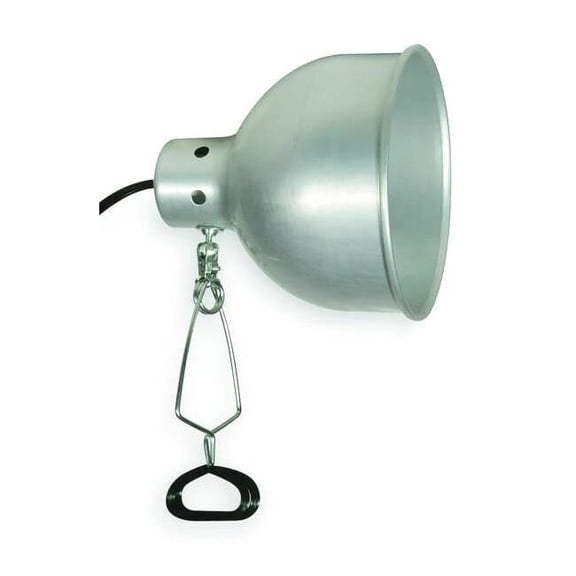 Lumapro LUMAPRO Incandescent Silver Incandescent Clamp Light 5AY60