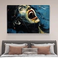 thumbnail image 4 of Abstract Decorative Painting Of Human Face Framed Gallery Poster Decorative Painting Canvas Wall Art Living Room Posters Bedroom Painting,Frame-style,08x12inch(20x30cm), 4 of 8