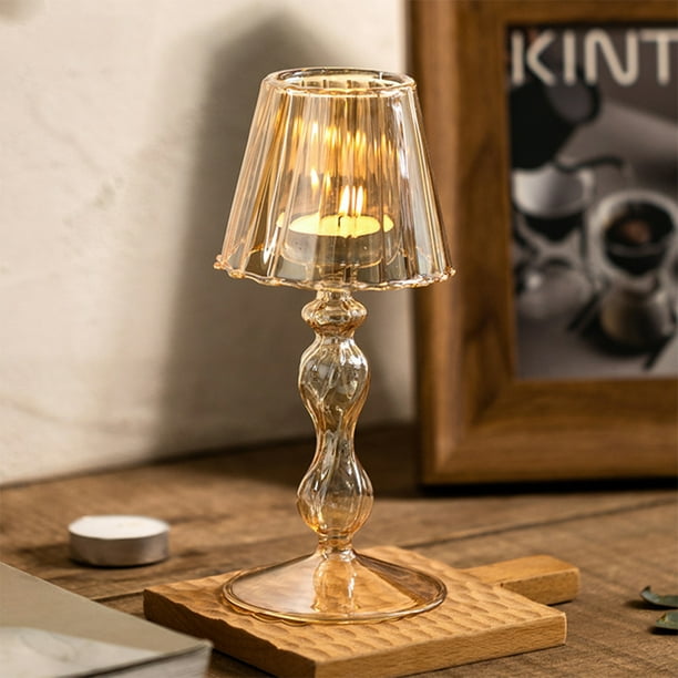 Portaves de cristal portaves decorativas para s , portaves de para decoración de hogar Colco Porta vela