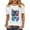 Z38 White Flash deals, variant on Fashion Saving LiMoi Short Sleeve Shirts for Women Casual Womens Tops Trendy Casual Floral Tops for Women Short Sleeve Oversized Top Get it Fast Gifts for Women