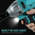 thumbnail image 4 of Mistaha Electric Impact Wrench Set with 600Nm Torque, 21V Lithium Battery, 4500 RPM Speed, Portable Cordless Power Tool Kit for Automotive Repair, 4 of 6