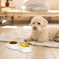 Cute Pet Feeding Bowl Egg Yolk Shaped Food And Water Elevated Bowl cute-pet-feeding-bowl-egg-yolk-shaped-food-and-water-elevated-bowl