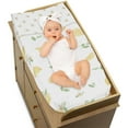 thumbnail image 6 of Sweet Jojo Designs Lemon Yellow White and Green Changing Pad Cover, 6 of 6