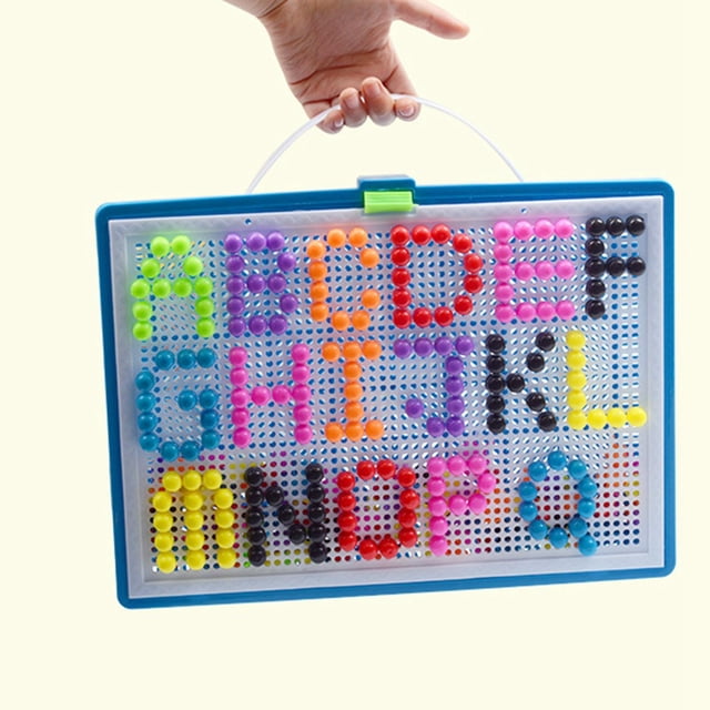 Tablero de cvijas de , juguetes educativos de Aprendizaje para y niñas, de rompecabezas de cvija , 310 cvijas CUTICAT rompecabezas de uñas de hongos