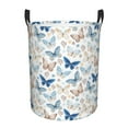 thumbnail image 6 of Lsque Butterfly pattern Laundry Hamper Basket, Tall Woven Rope Hamper Basket for Clothes, Lightweight Storage Basket, Collapsible Waterproof-Small, 6 of 8