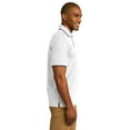 thumbnail image 3 of Port Authority Rapid Dry Tipped Polo-XS (White/ Jet Black), 3 of 6