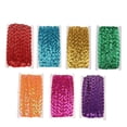 thumbnail image 4 of 13m Sequins Paillette Ribbon Trim Sequins String Braid Trim Lace DIY Sewing Clothing Green, 4 of 9