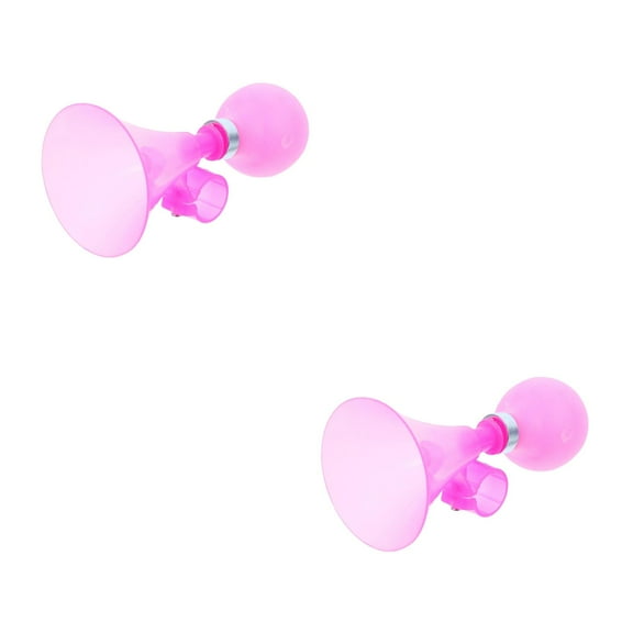 HOMEMAXS 2pcs Bugle Horn Kids Bike Horn Funny Loudspeaker Air Horn for Bicycles Scooter