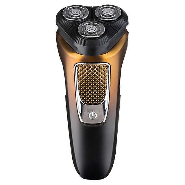 XH1080 Electric Rotary Shaver USB Rechargeable 3 Blades Washable Razor for Men Grooming - Black
