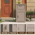 thumbnail image 5 of EasyUp Package Delivery Box Outdoor with Lockable Secure Waterproof & UV-Resistant,Anti-Theft Parcel Large Double Wall Resin Outdoor Package Delivery for Porches, Patios,Curbside, 5 of 9