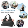 thumbnail image 3 of Yoga Mat Gym Bag For Women's Independent Shoe Compartment Handbags Travel Fitness Tote Bag Large Capacity Swimming Shoulder Bag, 3 of 12