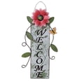 thumbnail image 2 of Giunmcul 50% Off Clear Wrought Iron Painted Sunflower Glass Door Wall Fence Decoration Pendant, 2 of 2