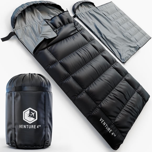 Saco de Dormir VENTURE 4TH XXL Resistente al Agua para 3 Estaciones