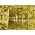 thumbnail image 1 of Ahgly Company Machine Washable Indoor Rectangle Transitional Dark Bronze Brown Area Rugs, 2' x 3', 1 of 7