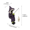 thumbnail image 3 of Witch Fishing Skeleton Fish Figurines,Halloween Decorations Indoor Witch Figurines and Statues Home Decor Resin Desktop Ornaments,Halloween Decor Fireplace Home,Patio,Desktop Decor ,5Inch, 3 of 9