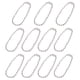 thumbnail image 1 of Bola Cadenas cuentas, 4.72 24uds Tracción Cadena Extensión con Juego Conectores para Llavero Cadenas Etiquetas Artesanía Proyectos Joyería Fabricación, Plateado, 1 of 6
