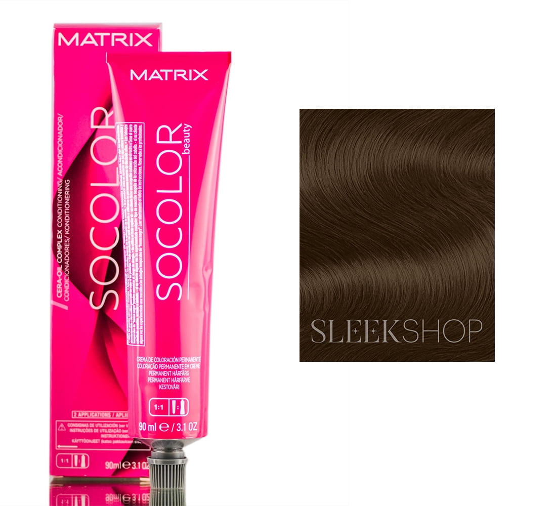 raket retort emulering Matrix SoColor Beauty Permanent Cream Hair Color Dye, LARGE 3.1 ounce tube  - 5N - Light Brown Natural - Walmart.com