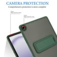 thumbnail image 2 of Dteck Slim Case for Samsung Galaxy Tab S10 FE 2025/ S9 FE 5G 10.9 Inch/ S9 11 Inch 2023  with Kickstand, Shockproof Cover with Frosted Back Shell, Green, 2 of 6