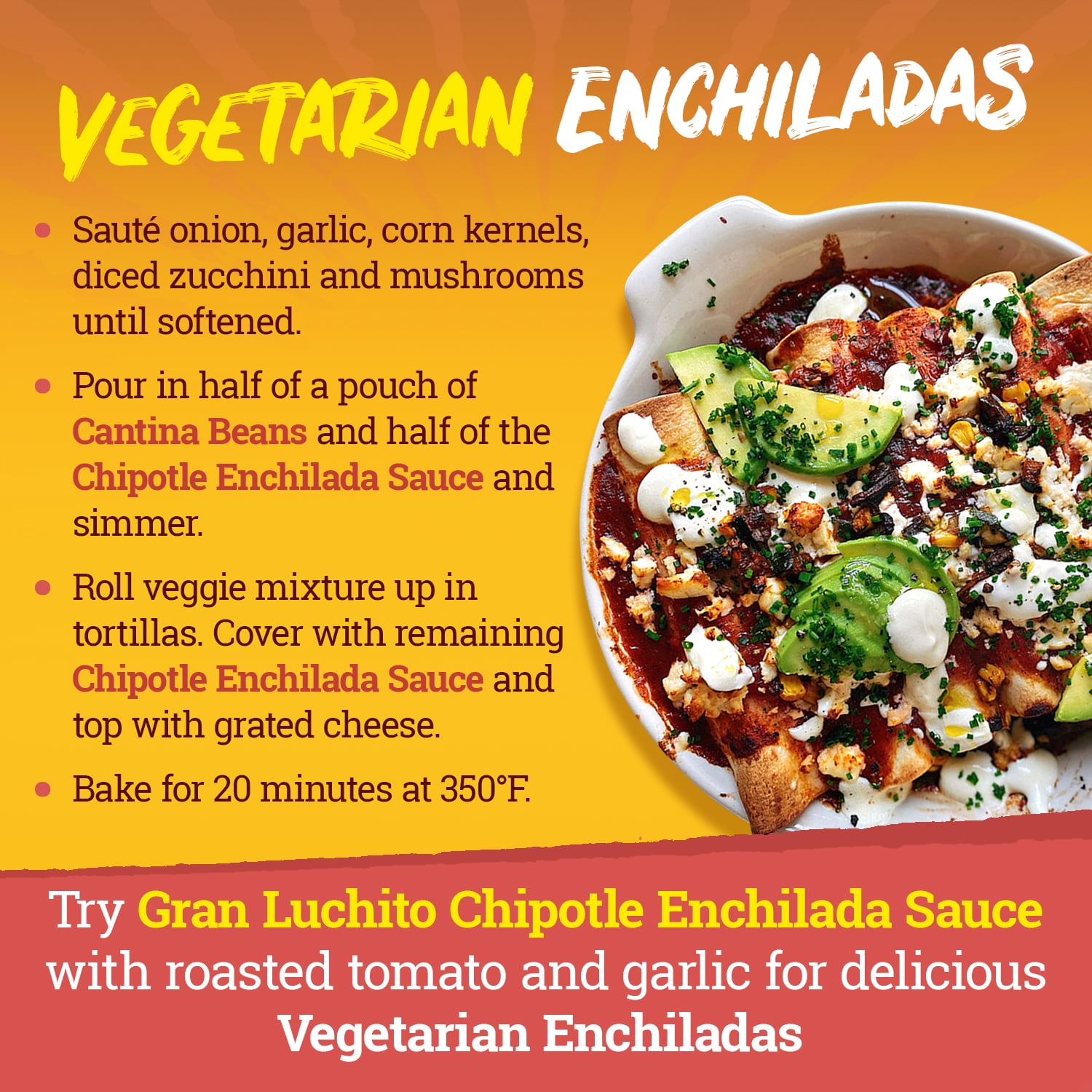 Gran Luchito Mexican Red Enchilada Sauce, 14 oz, Pouch