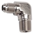 thumbnail image 2 of Russell Automotive Adapter Fitting 660801 90 Degree -4 AN To 1/8 Inch NPT; EnduraShine; Silver; Aluminum; Single, 2 of 4