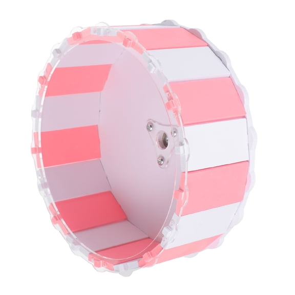 Tineasur Silent Hamster Wheel with Assorted Colors, PVC Material for Small Pets and Rodents Exercise