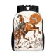 thumbnail image 1 of Fotbe Cowboy Riding Horse Mochila de Viaje para Laptop, Mochila Ejecutiva Delgada y Resistente 15.6", 1 of 8