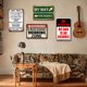 thumbnail image 5 of Señal Advertencia Metal Retro Letrero Pintura Hierro Rectangular 30x40cm 6 Uds., 5 of 9