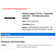 thumbnail image 2 of Radiator Support Tie Bar - Compatible with 2010 - 2015 Mercedes-Benz GLK350 2011 2012 2013 2014, 2 of 2