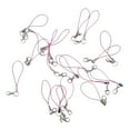 thumbnail image 4 of 20pcs Correa Del Cordón Del Teléfono Celular Llavero Encantos de La Llave Cuelgan La Cuerda de Poliéster Violeta claro Sunnimix correa del acollador del teléfono, 4 of 7