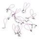thumbnail image 4 of 20 Unids Cordón Charm Cuelga El Cable Colgante Para El Teléfono Móvil Llaves Violeta claro Sunnimix correa del acollador del teléfono, 4 of 7
