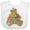 AA-White, variant on Inktastic Cute Hugging Teddy Bears Boys or Girls Baby Bib