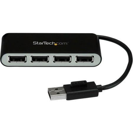 Startech ST4200MINI2 4 Port Portable USB 2.0 Hub with Built in (Best Portable Usb Hub)