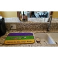 thumbnail image 2 of Carolines Treasures 8382DDM Mardi Gras Dish Drying Mat for Kitchen Counter Mardi Gras Jazz Trumpet Design Dish Drying, 2 of 4