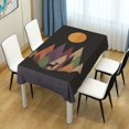 thumbnail image 4 of Yayeee Tablecloths 60" x 90" Rectangle Wrinkle Resistant Party Table Cover, Abstract Mountain, 4 of 8