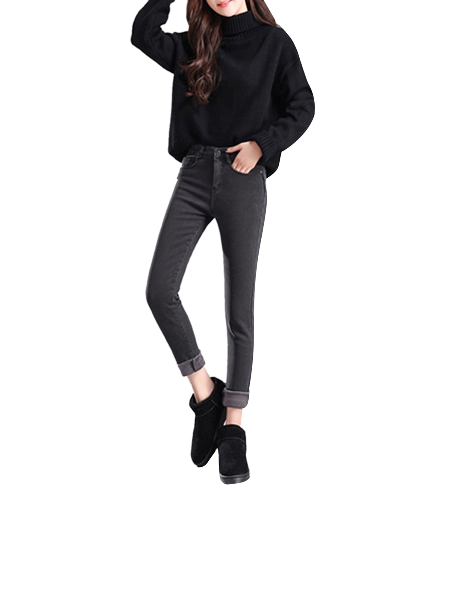 Legging Denim Trousers with Pockets 
