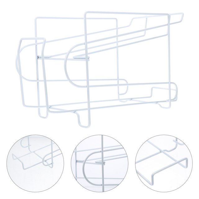 unbranded Organisateur de Garde-Manger 1ensemble Support de Rangement en Fer Blanc pour Cuisine et Réfrigérateur