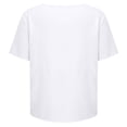 thumbnail image 4 of Women'S Embroidered Blouses，Cotton Linen Shirts For Women Cotton Boho Tops Linen Blouses For Women Beach Vacation Tshirts Lightweight Linen Blouses For Women Summer Linen Tops For Women, 4 of 9