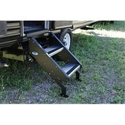 MORryde STP-2-24-09H StepAbove RV Entry Step - 2 Step, 25-29" Height, 9" Rise, 24" Door Width