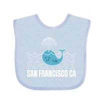 Inktastic San Francisco California Whale Watching Boys or Girls Baby Bib