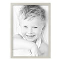 thumbnail image 2 of ArtToFrames 19" x 27" Slanted Lip White Picture Frame, 19x27 inch White Wood Poster Frame (WOM-4825),  Pack, 2 of 7