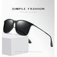 thumbnail image 3 of Fashion Men's Box Sunglasses Female Drivers Driving Polarized Sunglasses (Color : A, Size : Medium), 3 of 4