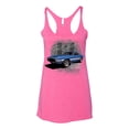 thumbnail image 2 of Wild Bobby Ford Shelby GT500 Vintage Mustang Women Tri-Blend Racerback Tank Top, 2 of 6