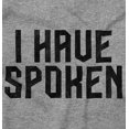 thumbnail image 2 of Funny I Have Spoken Sarcastic Joke Unisex Fleece Graphic Zip Up Hoodie Brisco Brands 4X, 2 of 5
