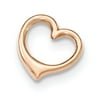 FJC Finejewelers 14k Rose Gold 3d Floating Heart Charm