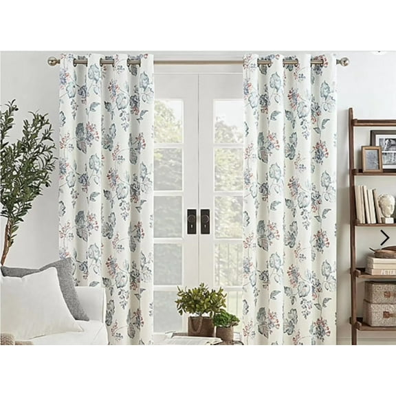 Eclipse Summit Botanical Energy Saving Blackout Back-tab Single Curtain Panel