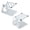 White, variant on Desktop Speakers Stands Professional Studio Monitors Stand for Bookshelf Speakers Neatly Fit Rack with Nonslip Pad