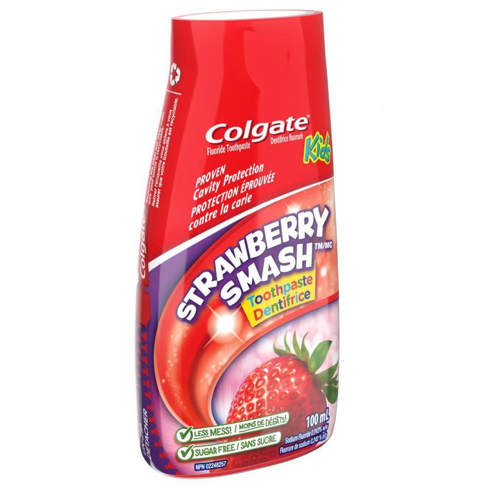Dentifrice et rince-bouche 2 en 1 pour enfants en gel liquide Colgate Fraise 100 ml
